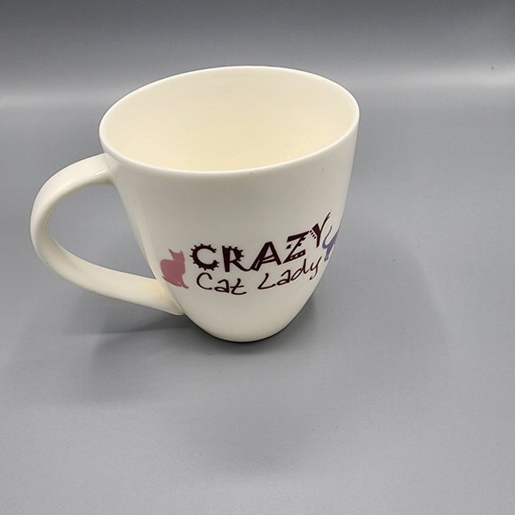 THL Crazy Cat Lady with purple and pink cat graphic coffee mug - Picture 5 of 6